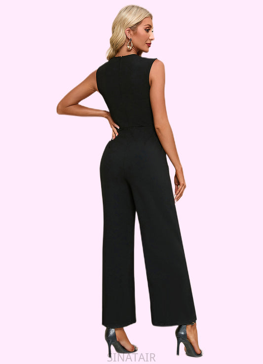 June Square Elegant Jumpsuit/Pantsuit Polyester Maxi Dresses DHP0022346