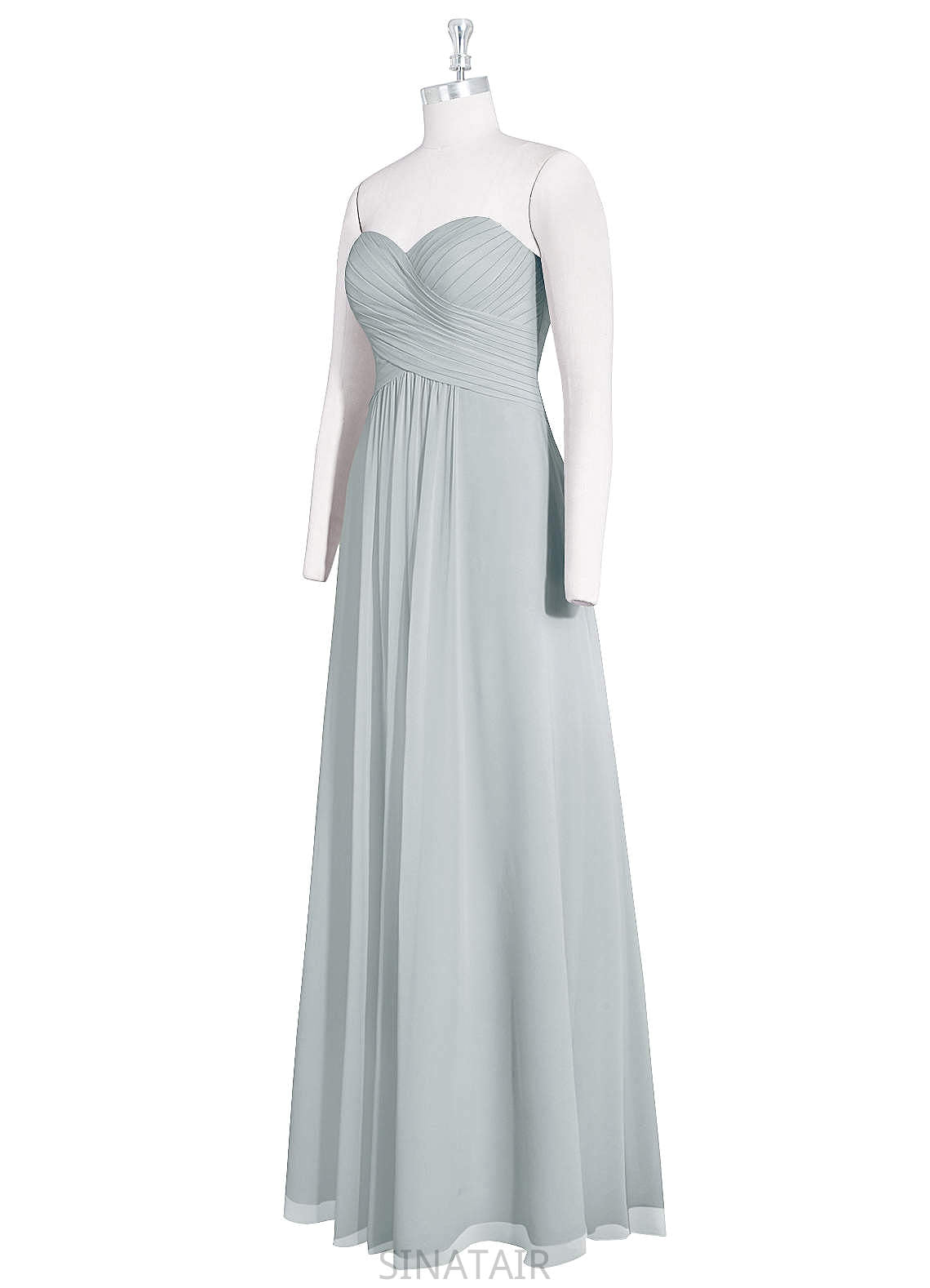 Dominique Velvet Sleeveless Floor Length One Shoulder Trumpet/Mermaid Natural Waist Bridesmaid Dresses