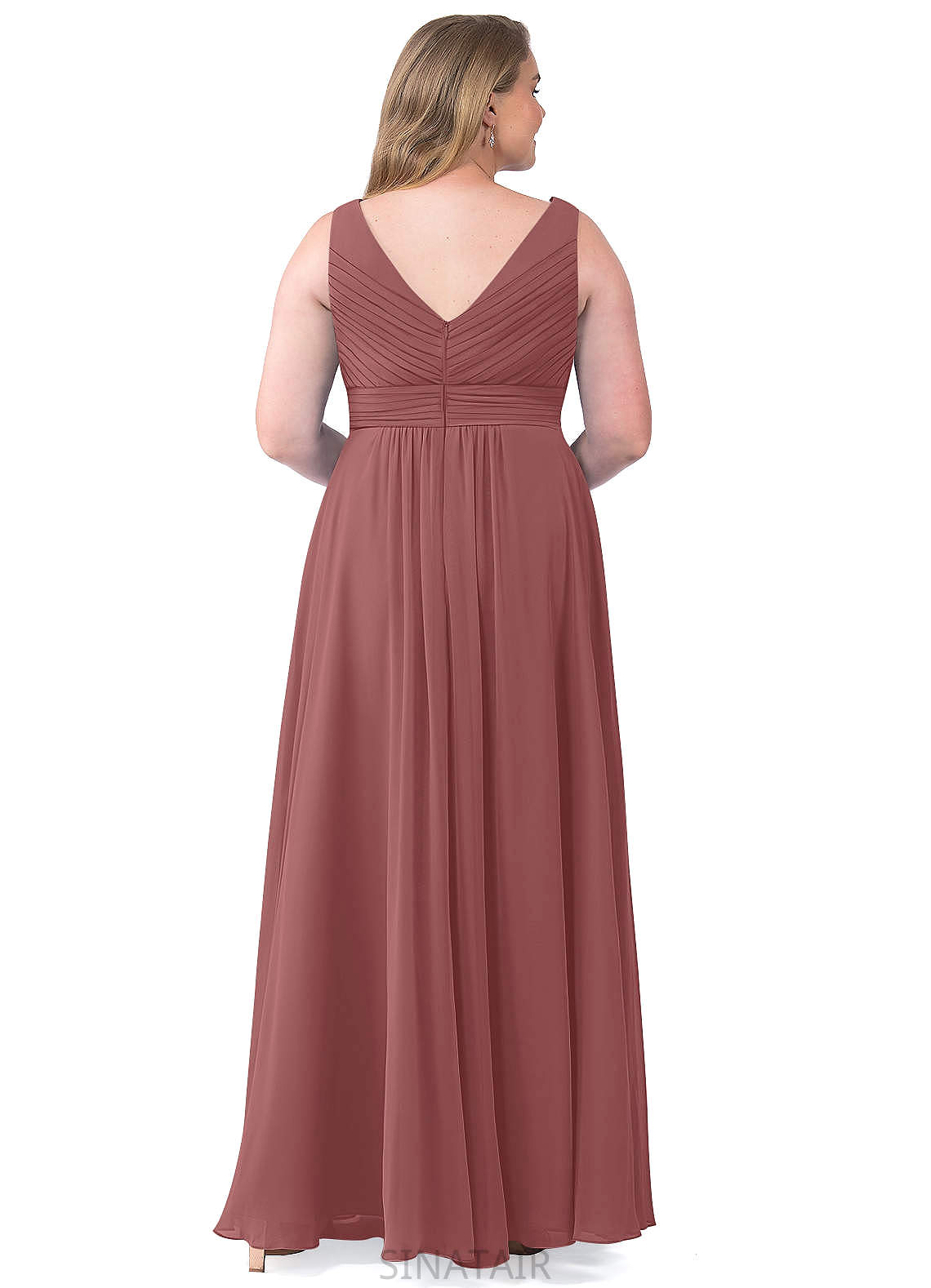 Zoey A-Line/Princess Natural Waist Spaghetti Staps Floor Length Off The Shoulder Sleeveless Bridesmaid Dresses