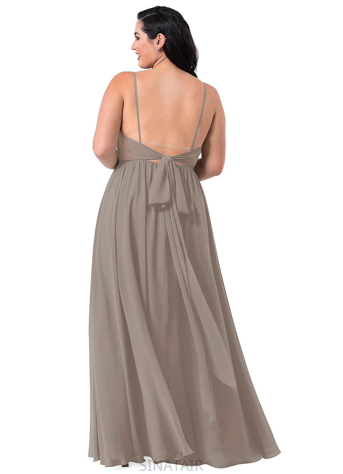 Kaydence Floor Length A-Line/Princess V-Neck Natural Waist Sleeveless Bridesmaid Dresses