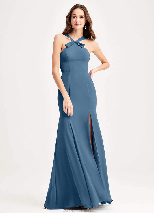 Sophia Natural Waist Scoop Sleeveless A-Line/Princess Knee Length Bridesmaid Dresses