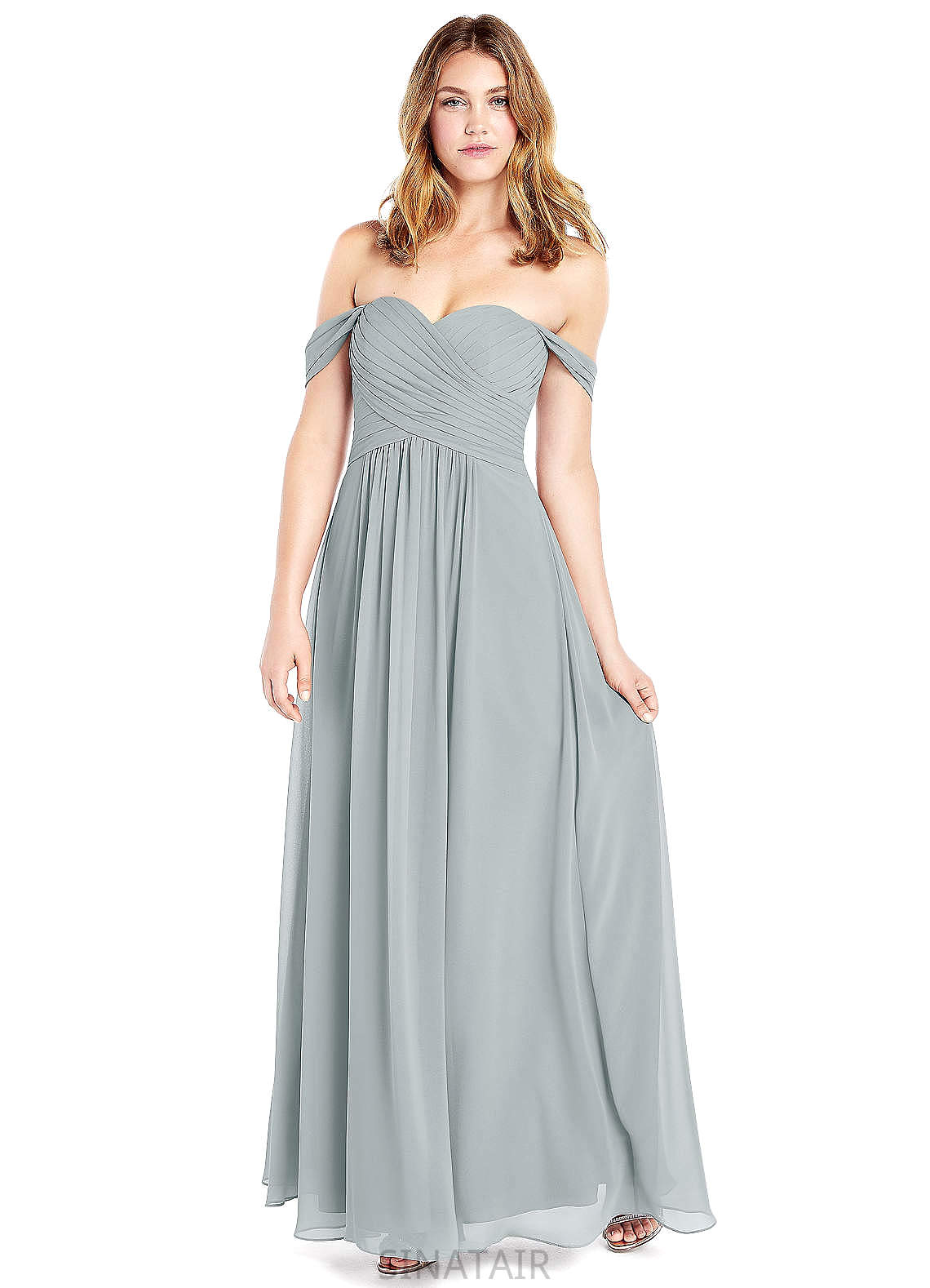 Dominique Velvet Sleeveless Floor Length One Shoulder Trumpet/Mermaid Natural Waist Bridesmaid Dresses