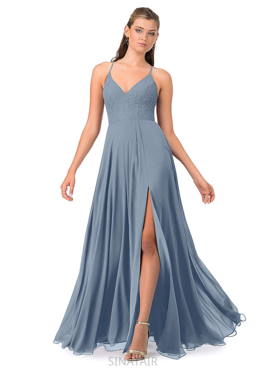 Angie Straps Trumpet/Mermaid Sleeveless Velvet Floor Length Natural Waist Bridesmaid Dresses