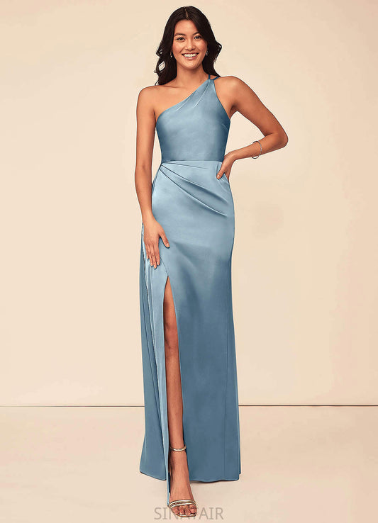 Isabela Trumpet/Mermaid Sleeveless Natural Waist Floor Length Bridesmaid Dresses