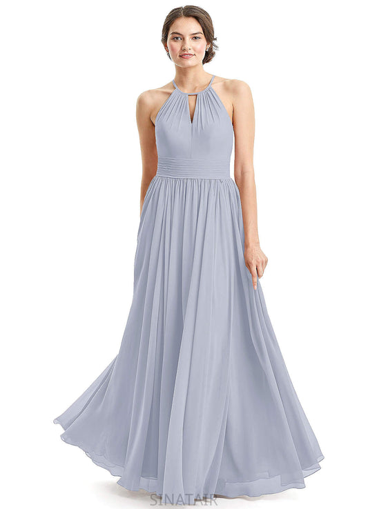 Dixie Scoop Natural Waist High Low Sleeveless A-Line/Princess Bridesmaid Dresses