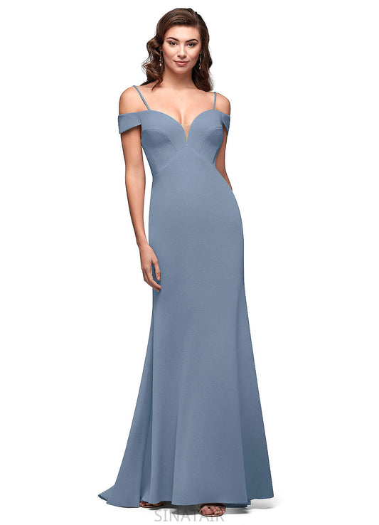 Kallie Empire Waist Sleeveless Floor Length A-Line/Princess Spaghetti Staps Bridesmaid Dresses