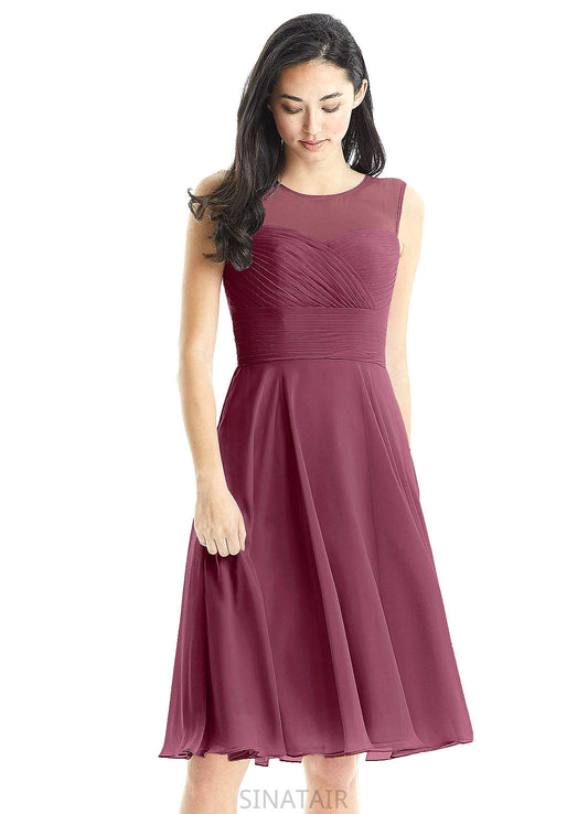 Bethany Natural Waist Sleeveless Floor Length Halter A-Line/Princess Bridesmaid Dresses