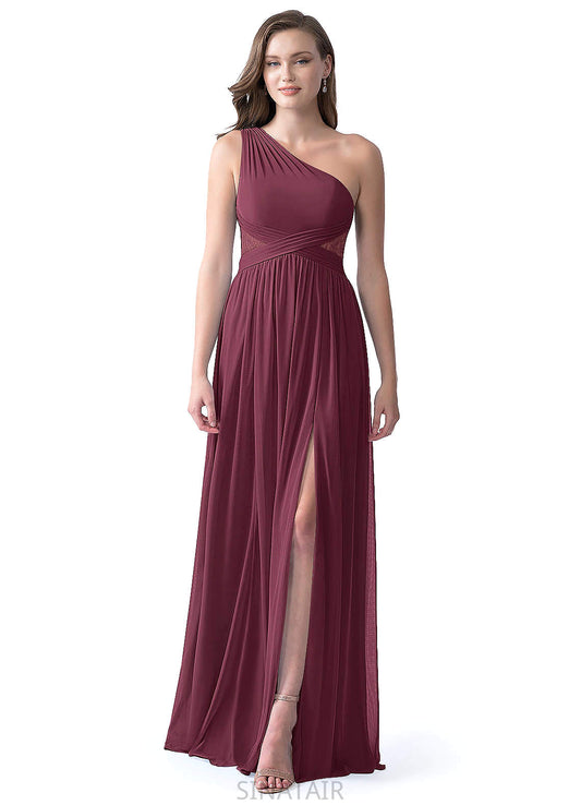 Catalina Natural Waist Floor Length Sleeveless V-Neck A-Line/Princess Bridesmaid Dresses