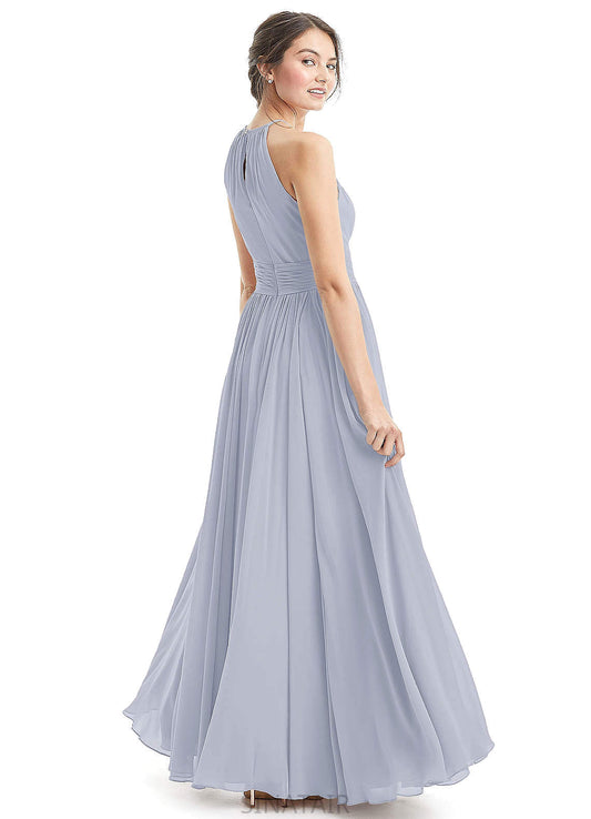 Dixie Scoop Natural Waist High Low Sleeveless A-Line/Princess Bridesmaid Dresses