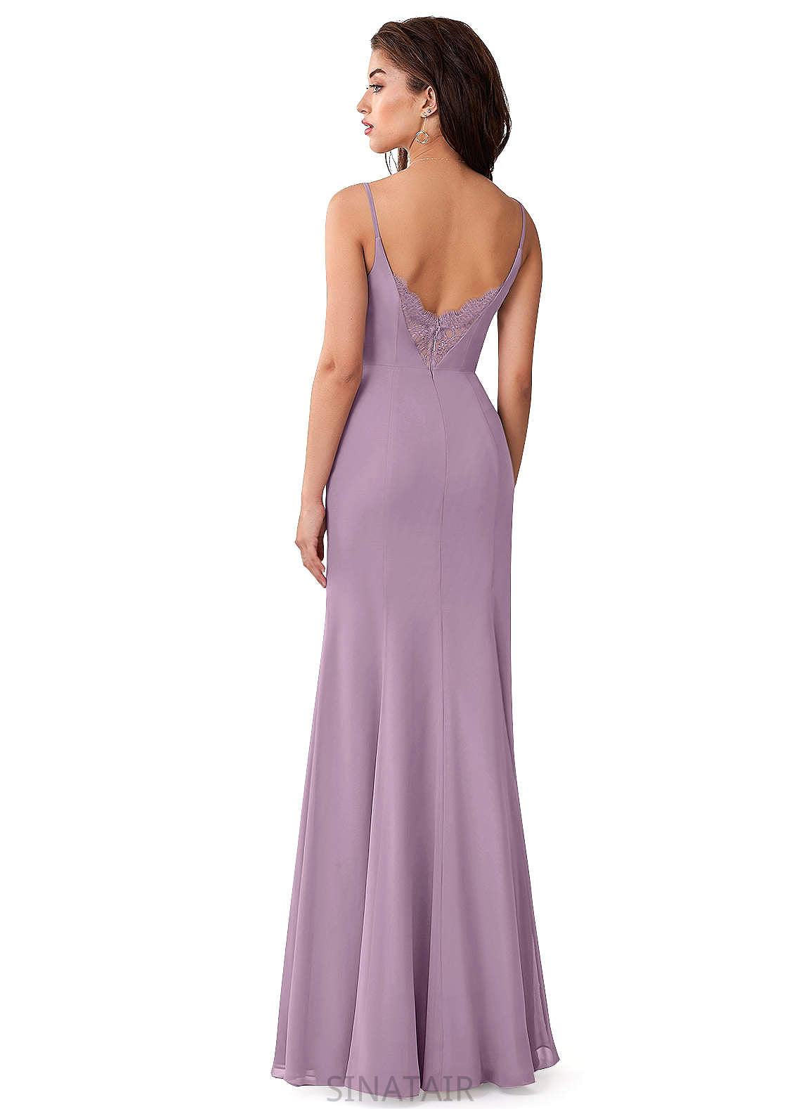 Sadie Floor Length Straps Sleeveless A-Line/Princess Natural Waist Bridesmaid Dresses