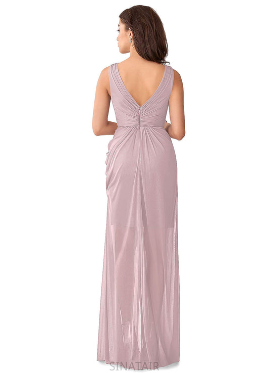 Jaiden Natural Waist Sleeveless A-Line/Princess Floor Length Sweetheart Bridesmaid Dresses