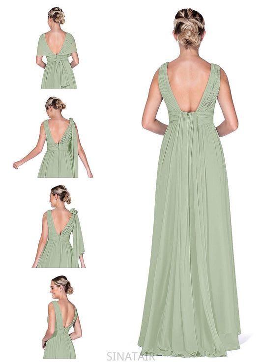 Clara Knee Length Natural Waist A-Line/Princess Sleeveless Straps Bridesmaid Dresses