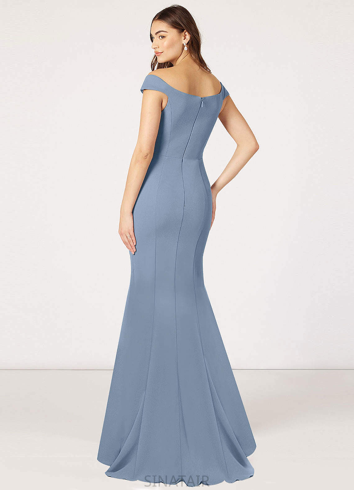 Lizeth Spaghetti Staps A-Line/Princess Floor Length Sleeveless Natural Waist Bridesmaid Dresses