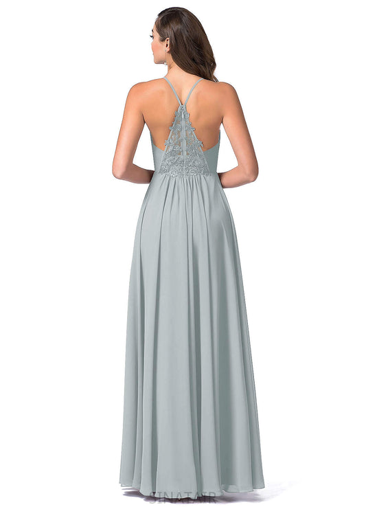 Harper Straps Floor Length A-Line/Princess Natural Waist Sleeveless Bridesmaid Dresses