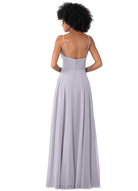 Iliana Sleeveless Natural Waist Floor Length Trumpet/Mermaid Bridesmaid Dresses