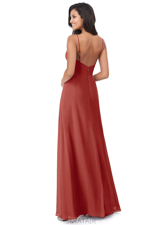 Angeline Natural Waist A-Line/Princess Sweetheart Sleeveless Floor Length Bridesmaid Dresses