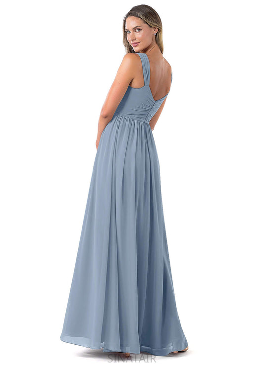 Athena High Low Natural Waist Scoop A-Line/Princess Sleeveless Bridesmaid Dresses