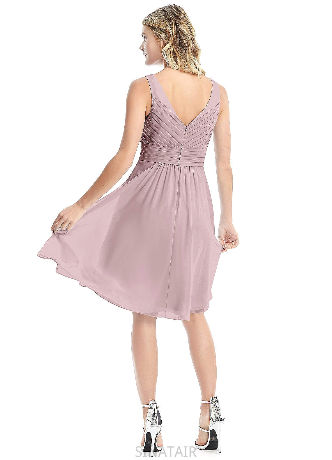 Janiyah Sleeveless Floor Length A-Line/Princess Straps Natural Waist Bridesmaid Dresses