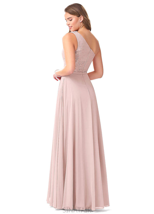 Jazmine Sleeveless A-Line/Princess Floor Length V-Neck Bridesmaid Dresses