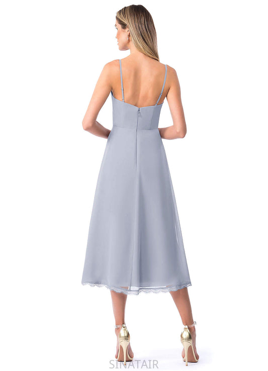 Patricia Sleeveless Scoop Natural Waist Floor Length A-Line/Princess Bridesmaid Dresses