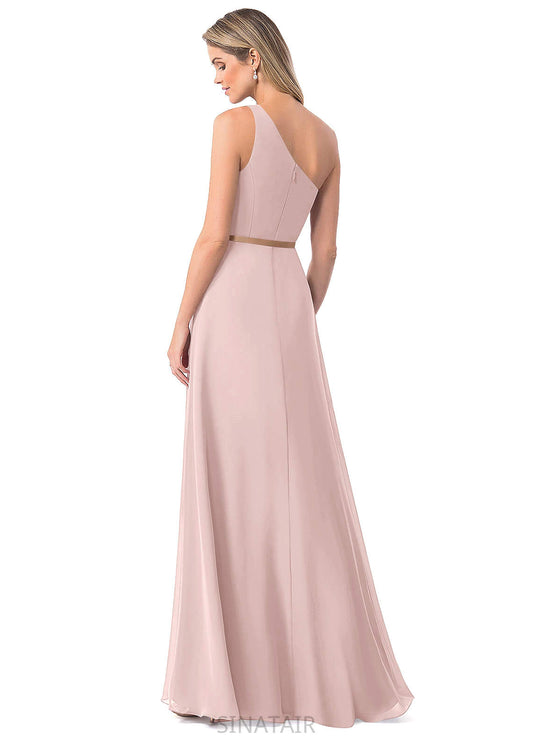 Karley Trumpet/Mermaid Floor Length Natural Waist Sleeveless Bridesmaid Dresses