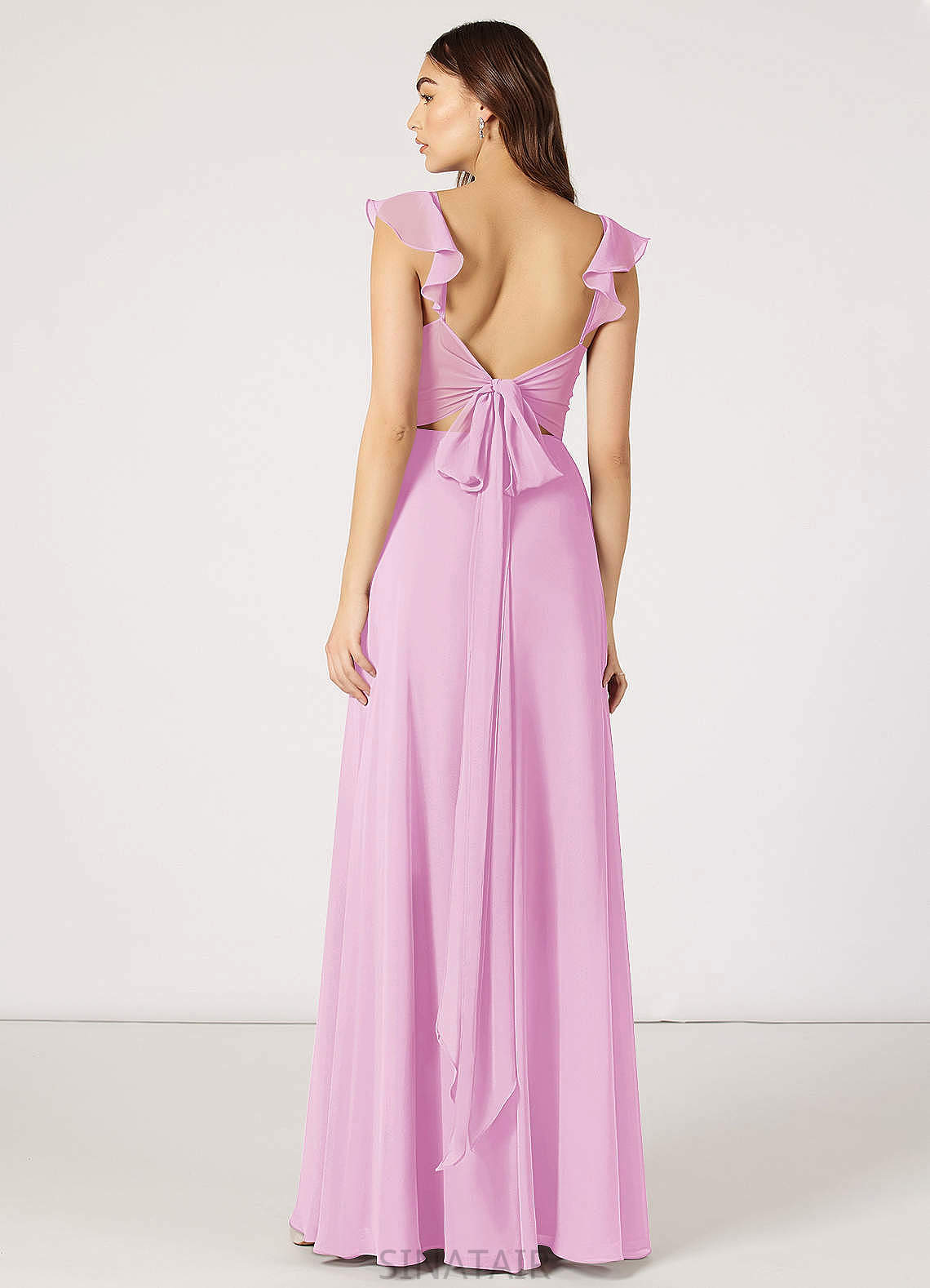 Madilynn A-Line/Princess Sleeveless Empire Waist Floor Length Bridesmaid Dresses