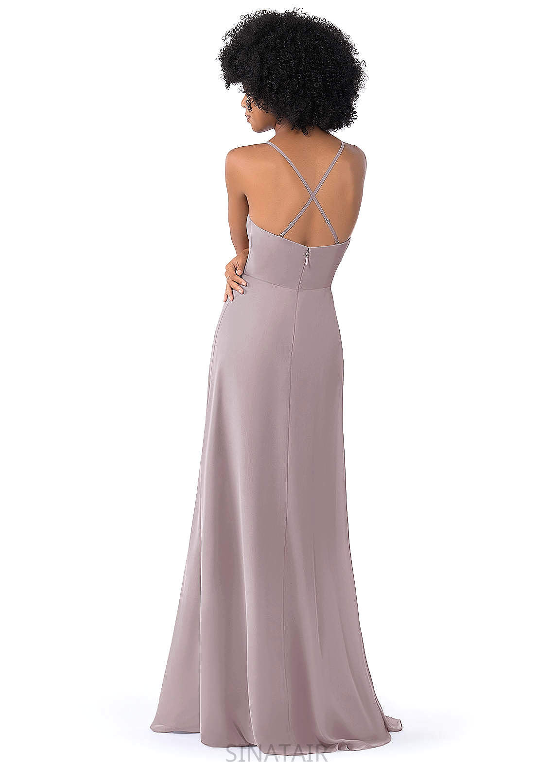 Kaylyn Natural Waist A-Line/Princess One Shoulder Floor Length Sleeveless Bridesmaid Dresses