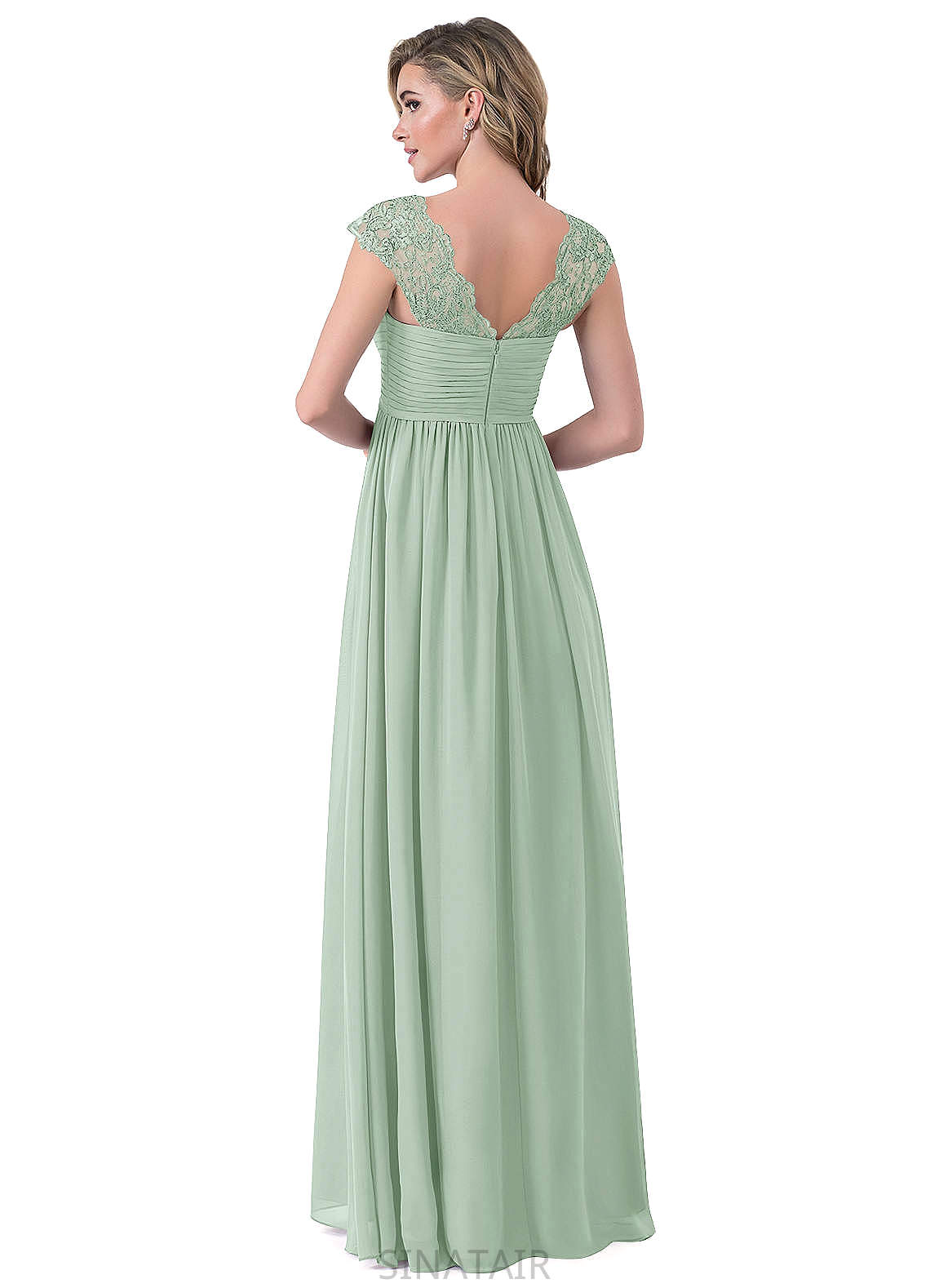 Summer Floor Length A-Line/Princess Natural Waist Sleeveless Bridesmaid Dresses