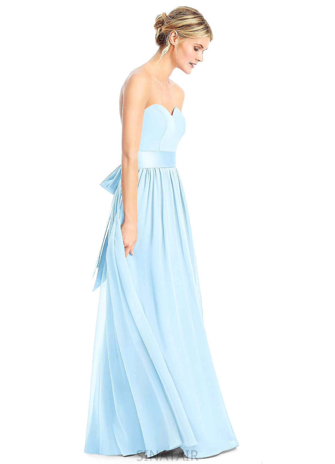 Averi Trumpet/Mermaid Sleeveless Natural Waist Floor Length Spaghetti Staps Bridesmaid Dresses