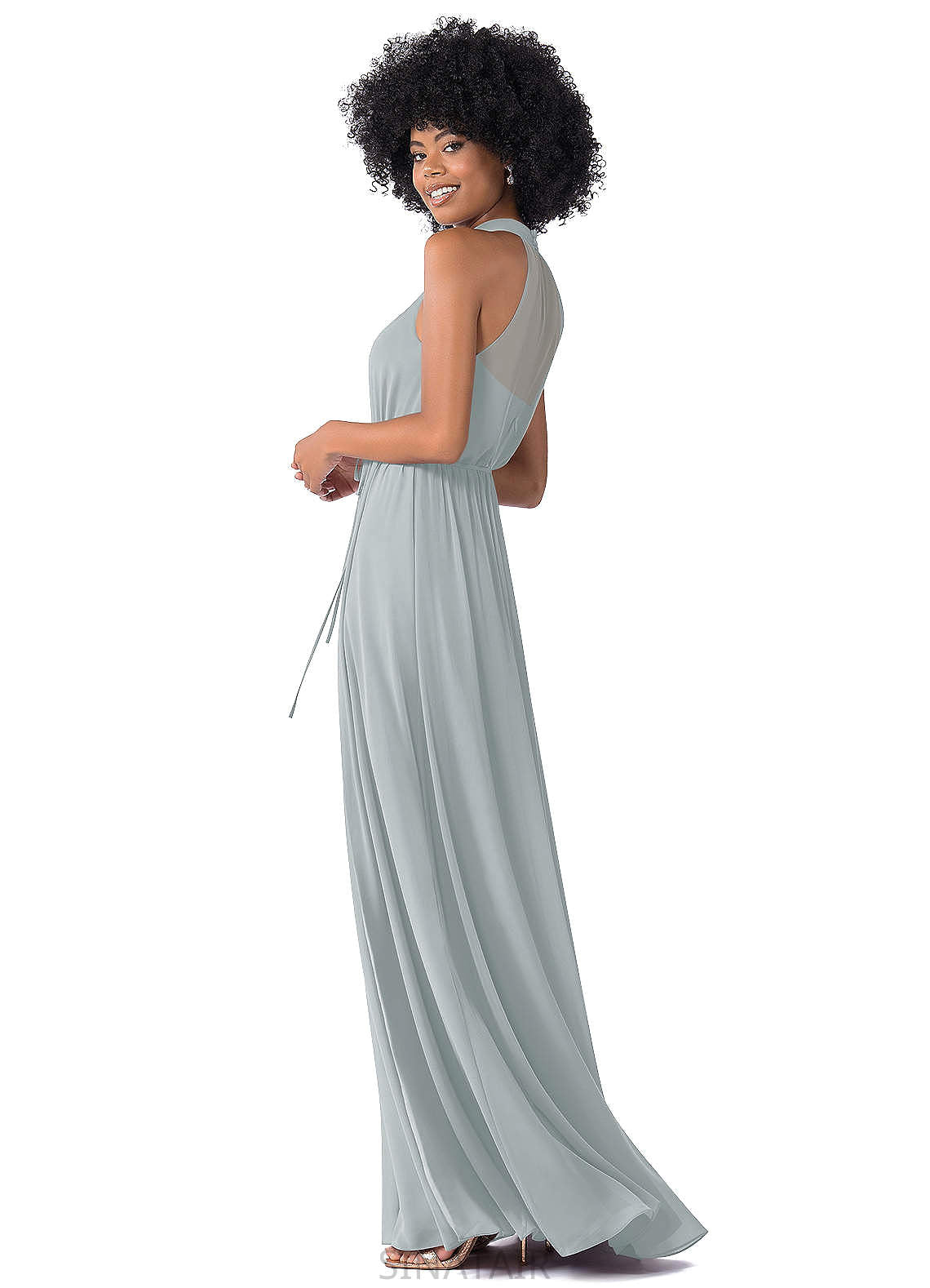 Setlla Off The Shoulder Natural Waist Floor Length Bridesmaid Dresses