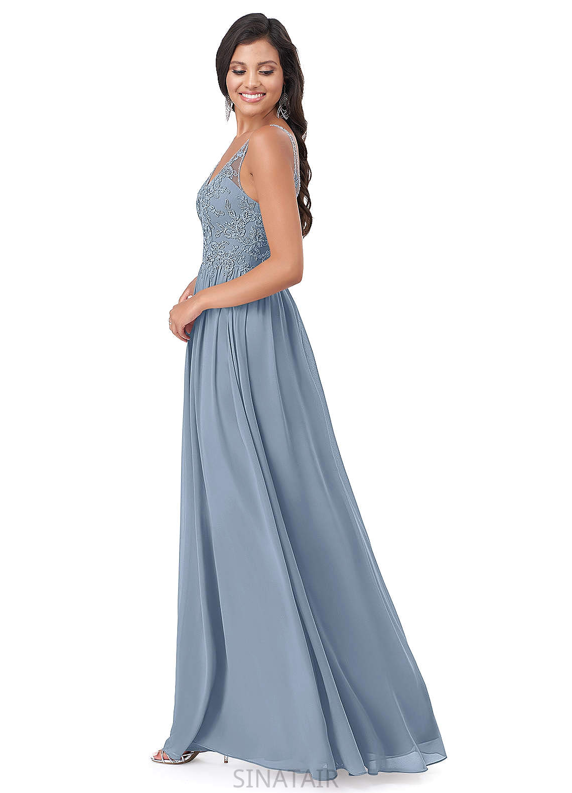 Leila A-Line/Princess Short/Mini Natural Waist Scoop Sleeveless Bridesmaid Dresses