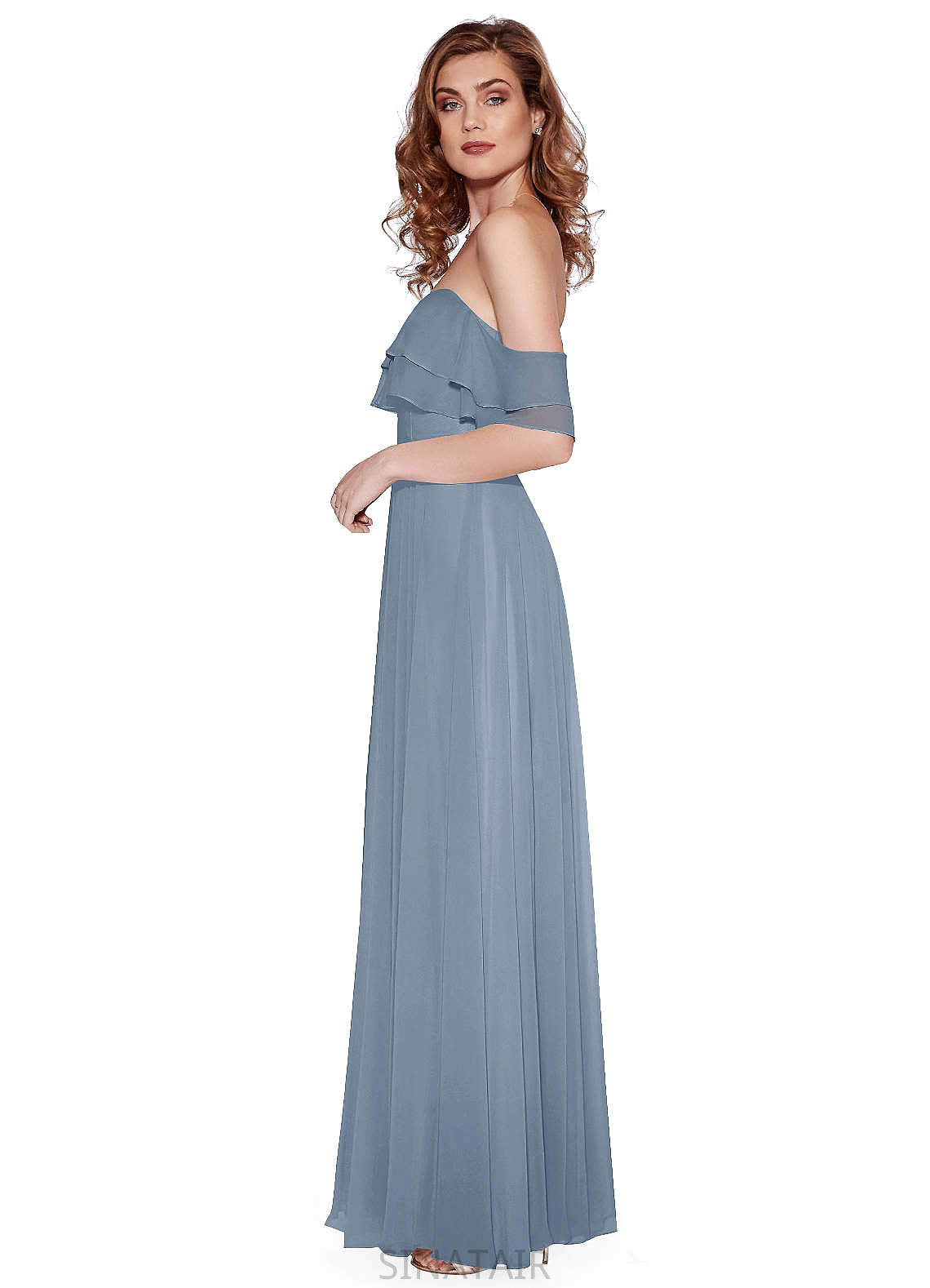 Taliyah V-Neck Sleeveless Knee Length Natural Waist A-Line/Princess Bridesmaid Dresses