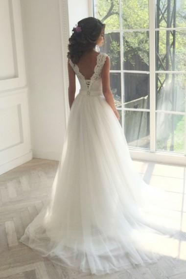 A-line Wedding Dress High Waist Wedding Dress Fashion Wedding Dresses PD0074