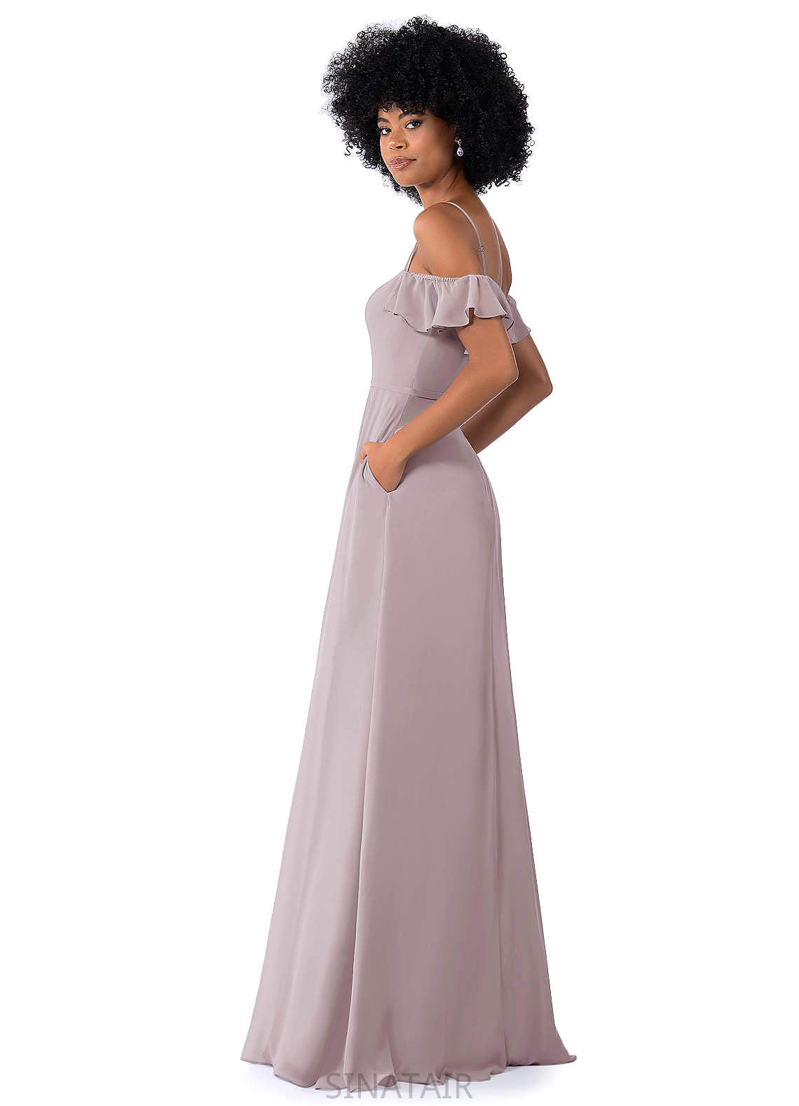 Mallory Natural Waist Floor Length Sleeveless A-Line/Princess Bridesmaid Dresses