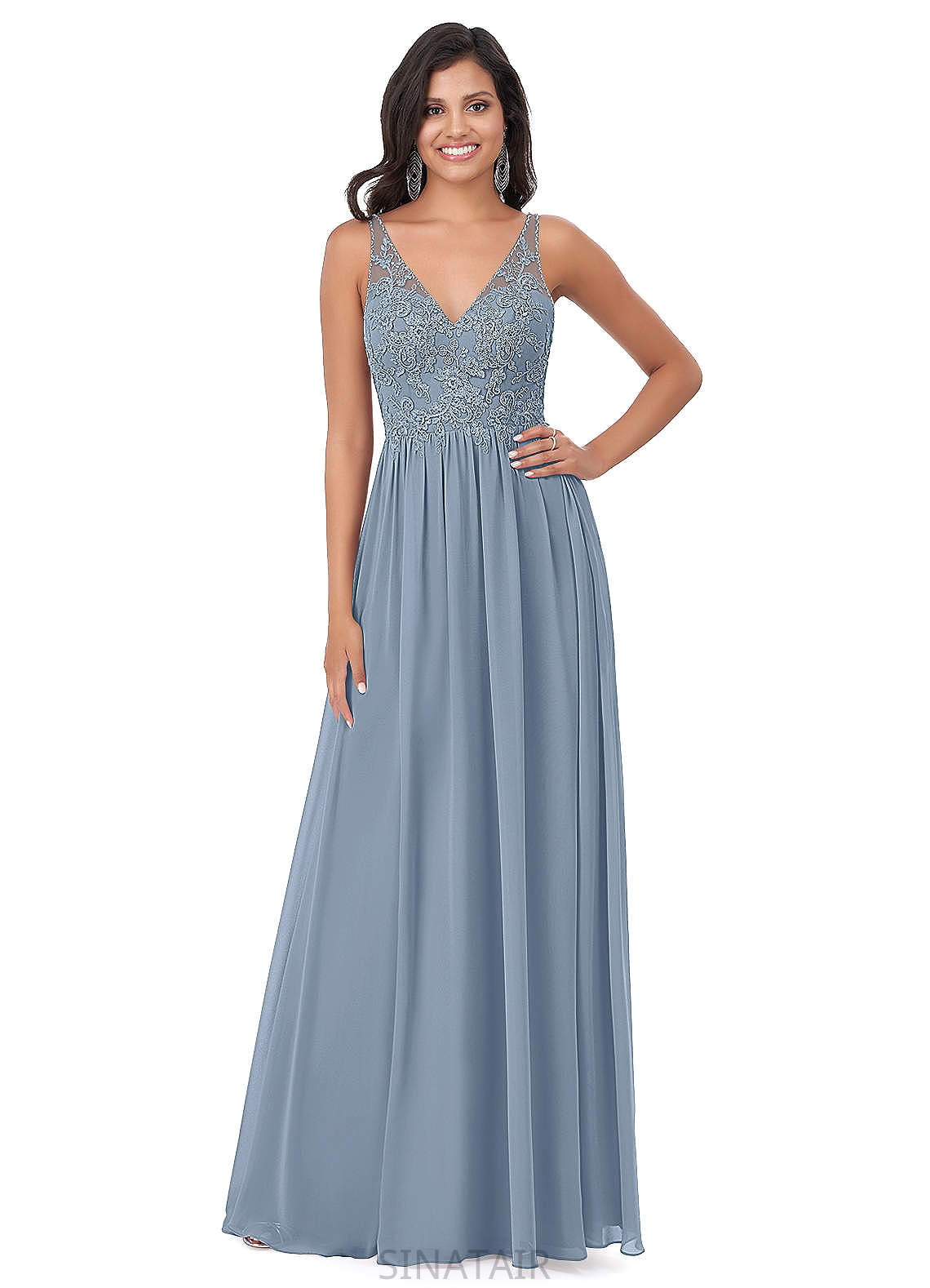 Leila A-Line/Princess Short/Mini Natural Waist Scoop Sleeveless Bridesmaid Dresses