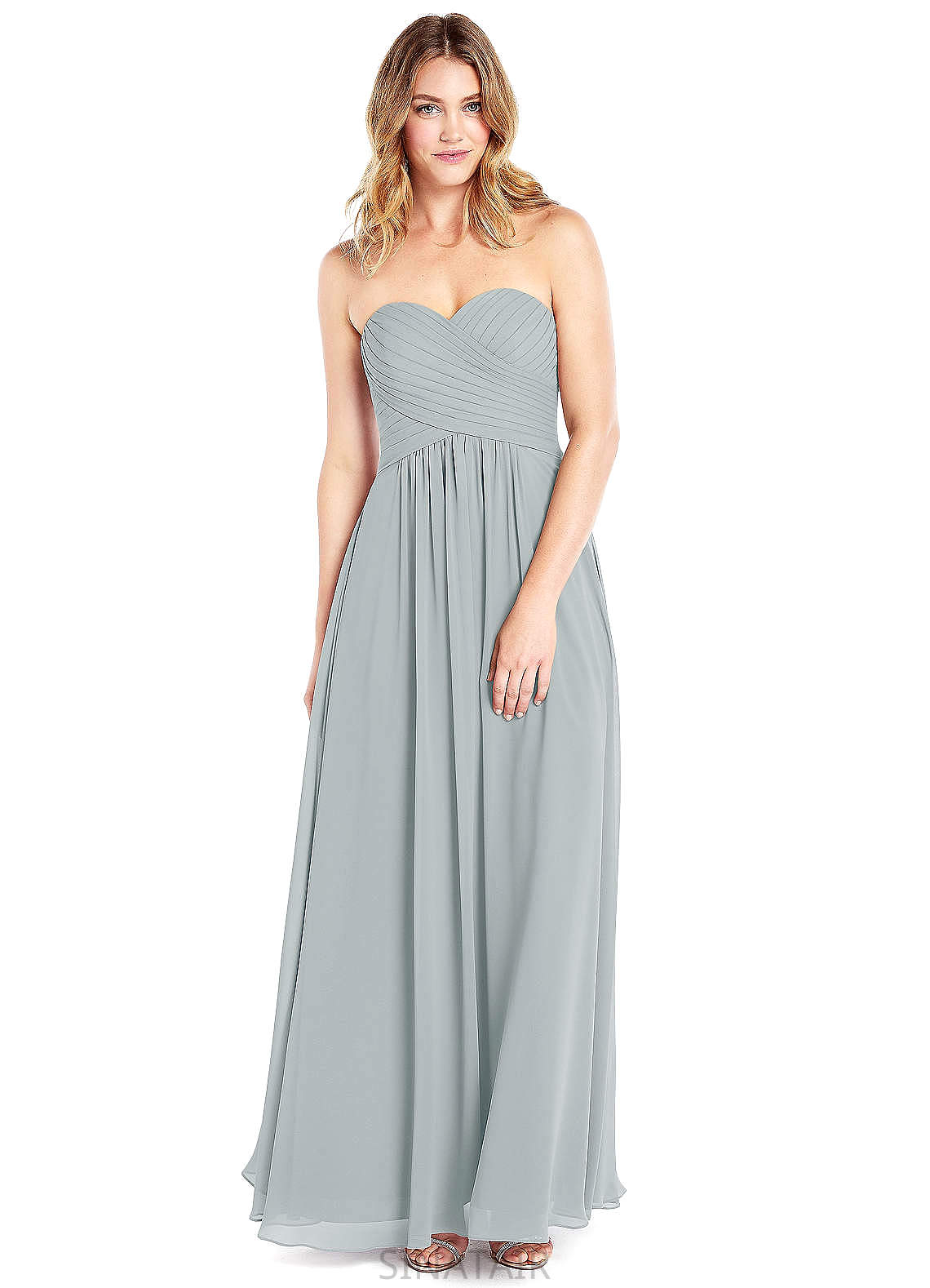 Dominique Velvet Sleeveless Floor Length One Shoulder Trumpet/Mermaid Natural Waist Bridesmaid Dresses