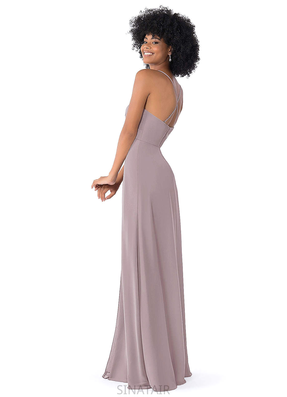 Kaylyn Natural Waist A-Line/Princess One Shoulder Floor Length Sleeveless Bridesmaid Dresses