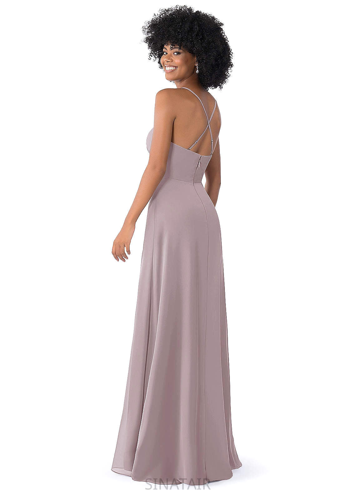 Kaylyn Natural Waist A-Line/Princess One Shoulder Floor Length Sleeveless Bridesmaid Dresses