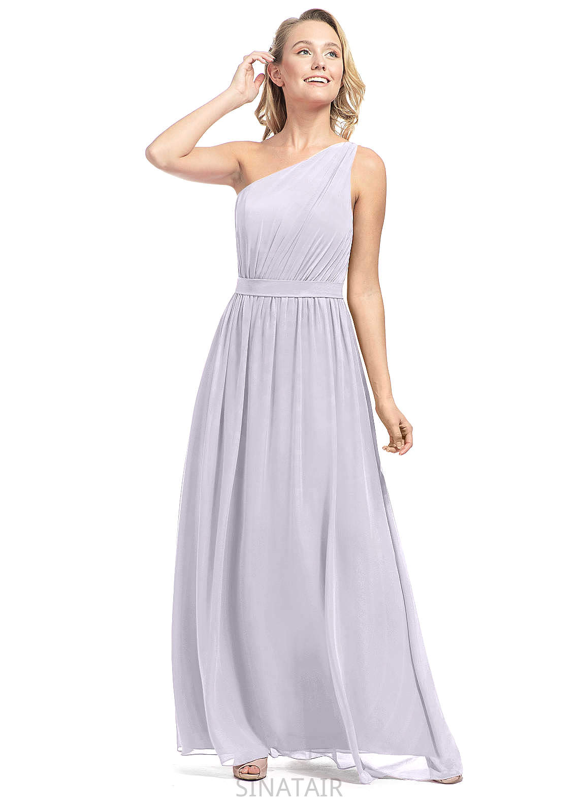 Madisyn Sleeveless V-Neck Natural Waist A-Line/Princess Knee Length Bridesmaid Dresses