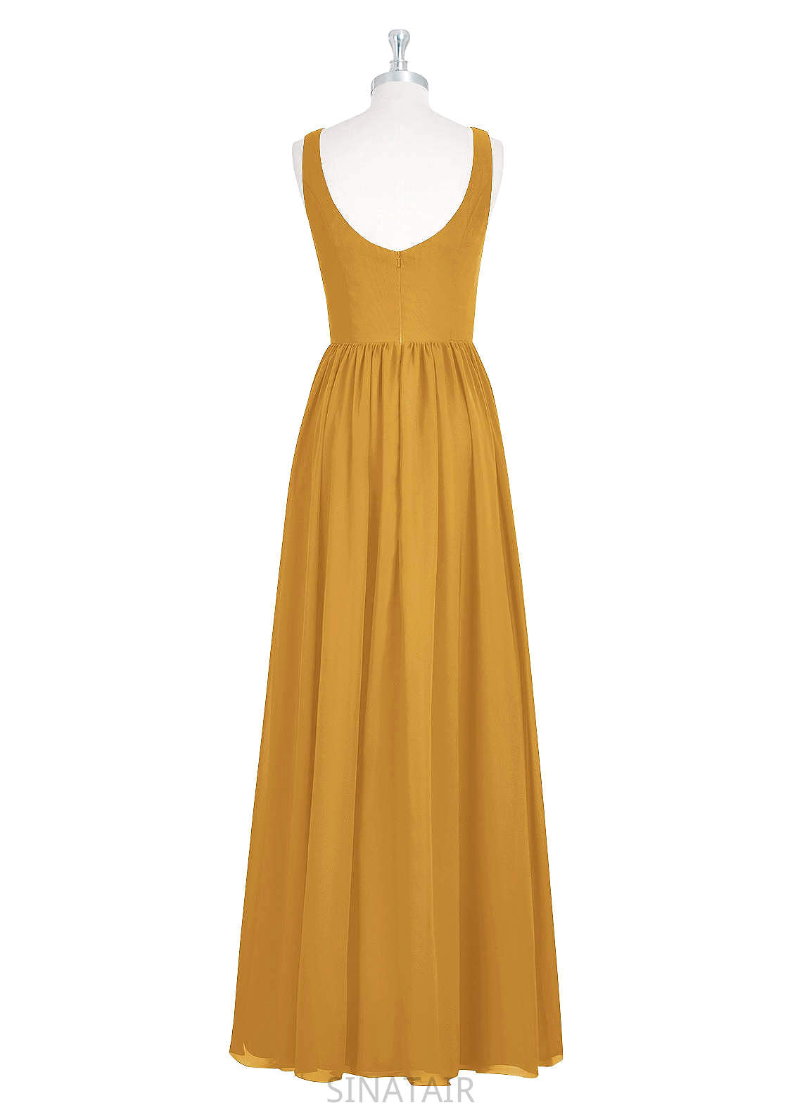 Sasha Sleeveless Natural Waist Spaghetti Staps A-Line/Princess Floor Length Bridesmaid Dresses