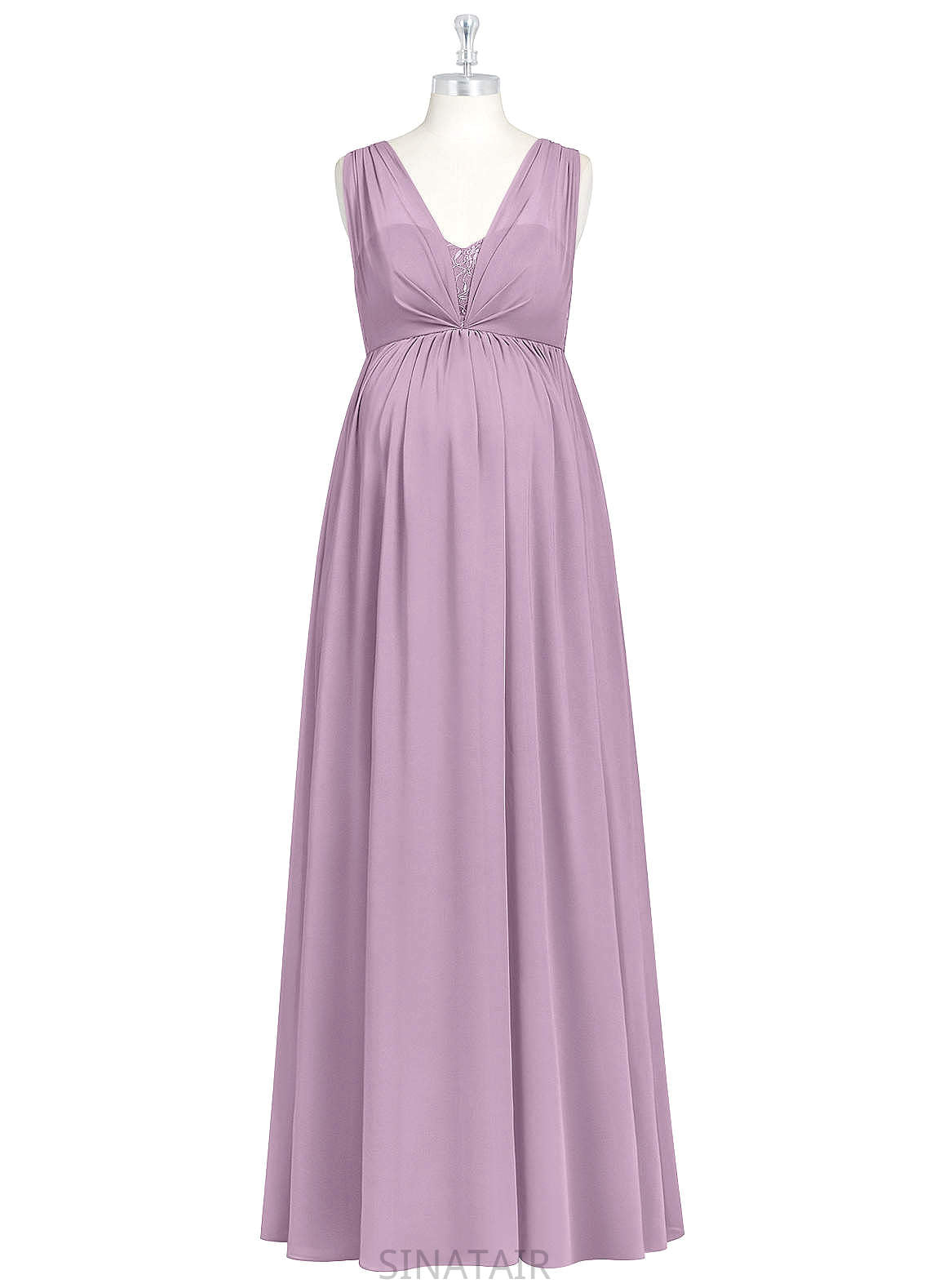 Adelaide Natural Waist A-Line/Princess Straps Sleeveless Floor Length Bridesmaid Dresses