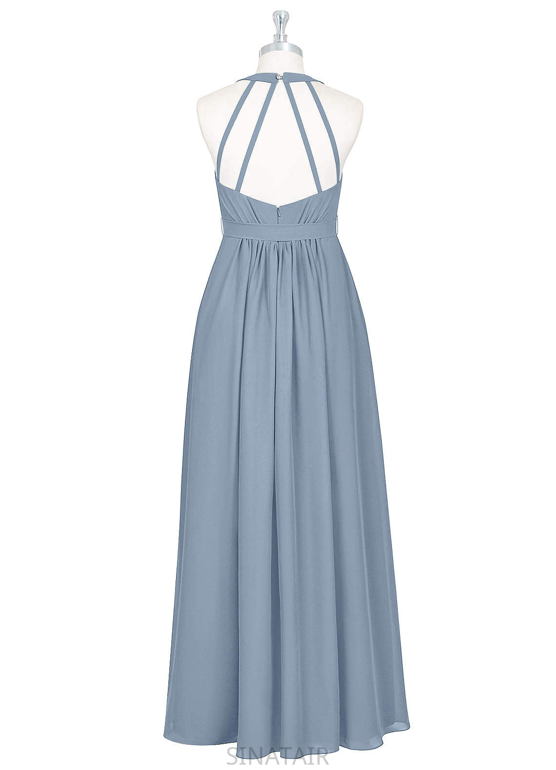 Alaina Natural Waist Sleeveless Floor Length A-Line/Princess Spaghetti Staps Bridesmaid Dresses