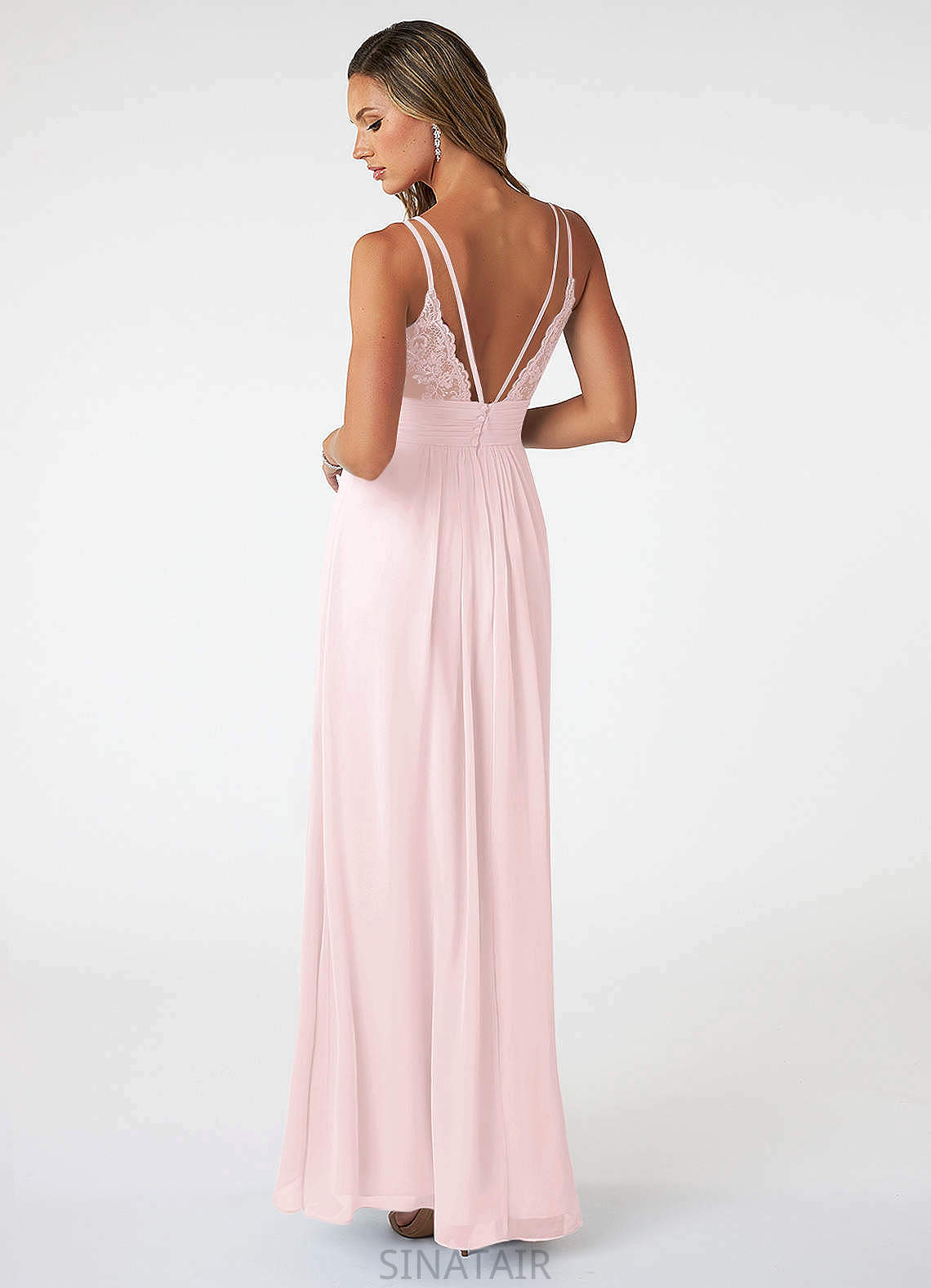 Autumn Floor Length Scoop Natural Waist Sleeveless A-Line/Princess Bridesmaid Dresses