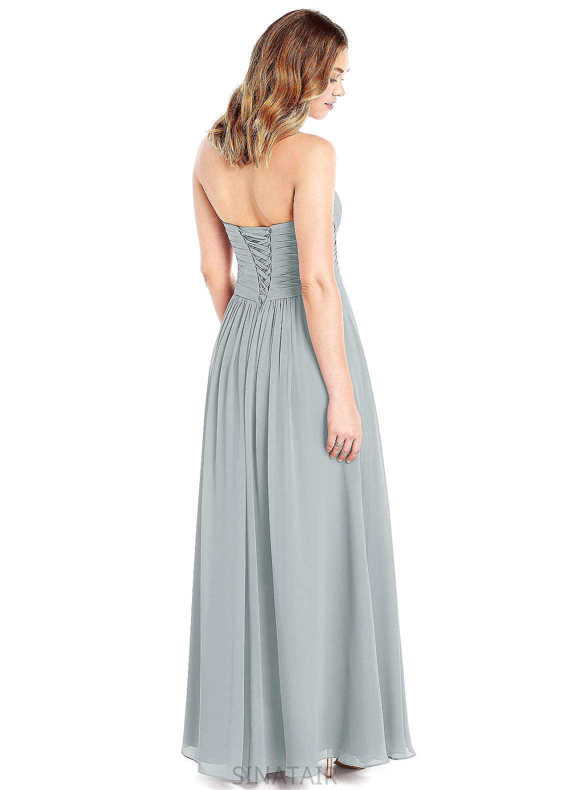 Dominique Velvet Sleeveless Floor Length One Shoulder Trumpet/Mermaid Natural Waist Bridesmaid Dresses