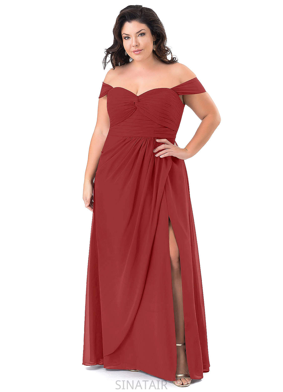 Pancy A-Line/Princess Natural Waist Floor Length Spaghetti Staps Sleeveless Bridesmaid Dresses