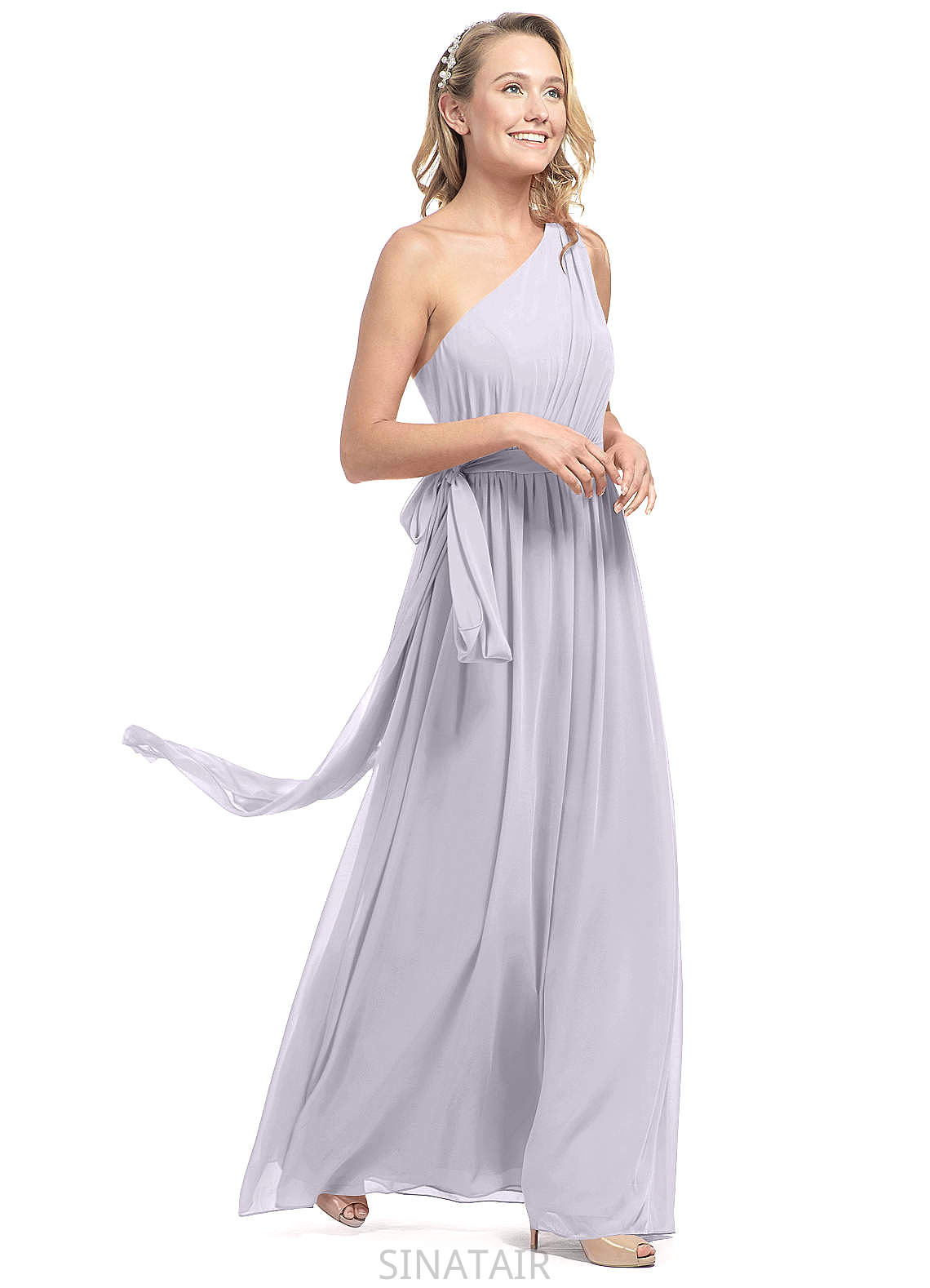 Madisyn Sleeveless V-Neck Natural Waist A-Line/Princess Knee Length Bridesmaid Dresses