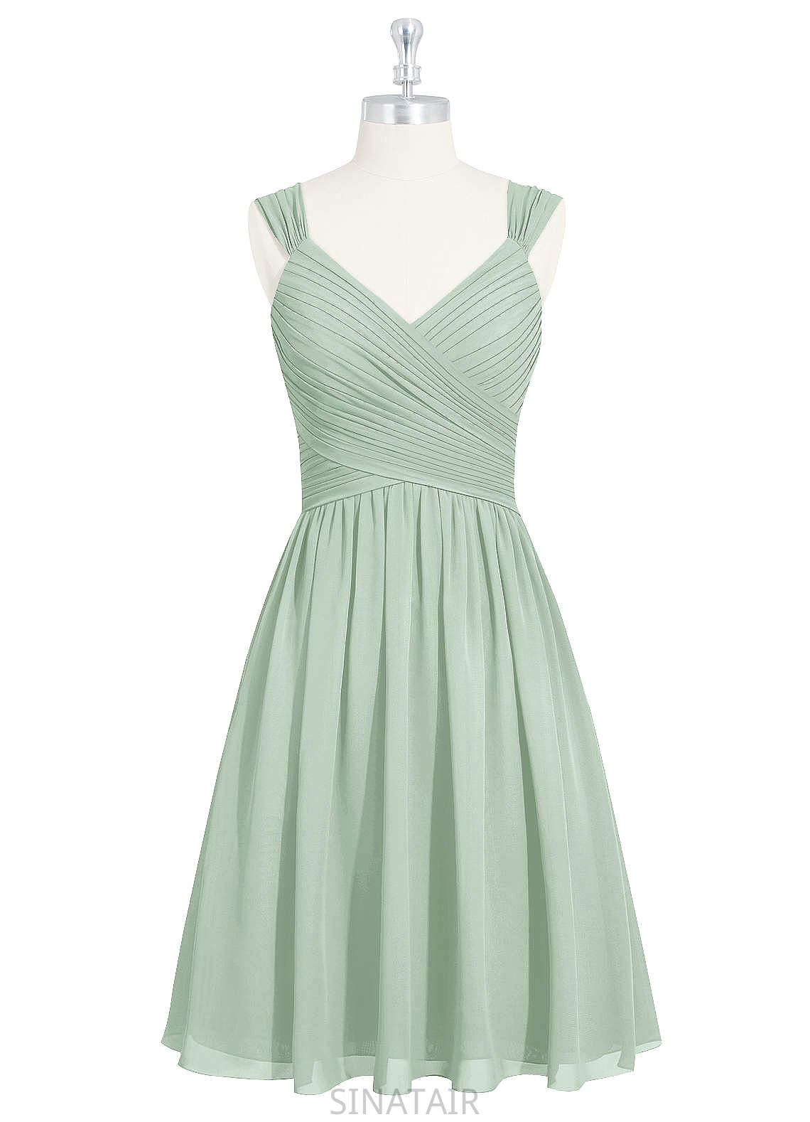 Hailee Sleeveless Natural Waist Floor Length A-Line/Princess Straps Bridesmaid Dresses