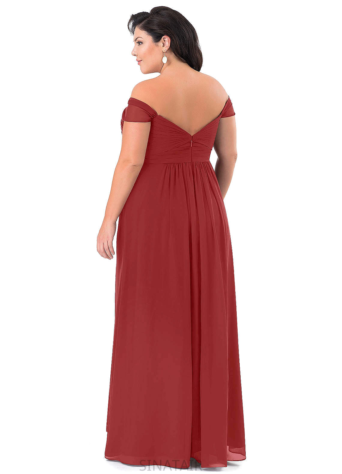 Pancy A-Line/Princess Natural Waist Floor Length Spaghetti Staps Sleeveless Bridesmaid Dresses