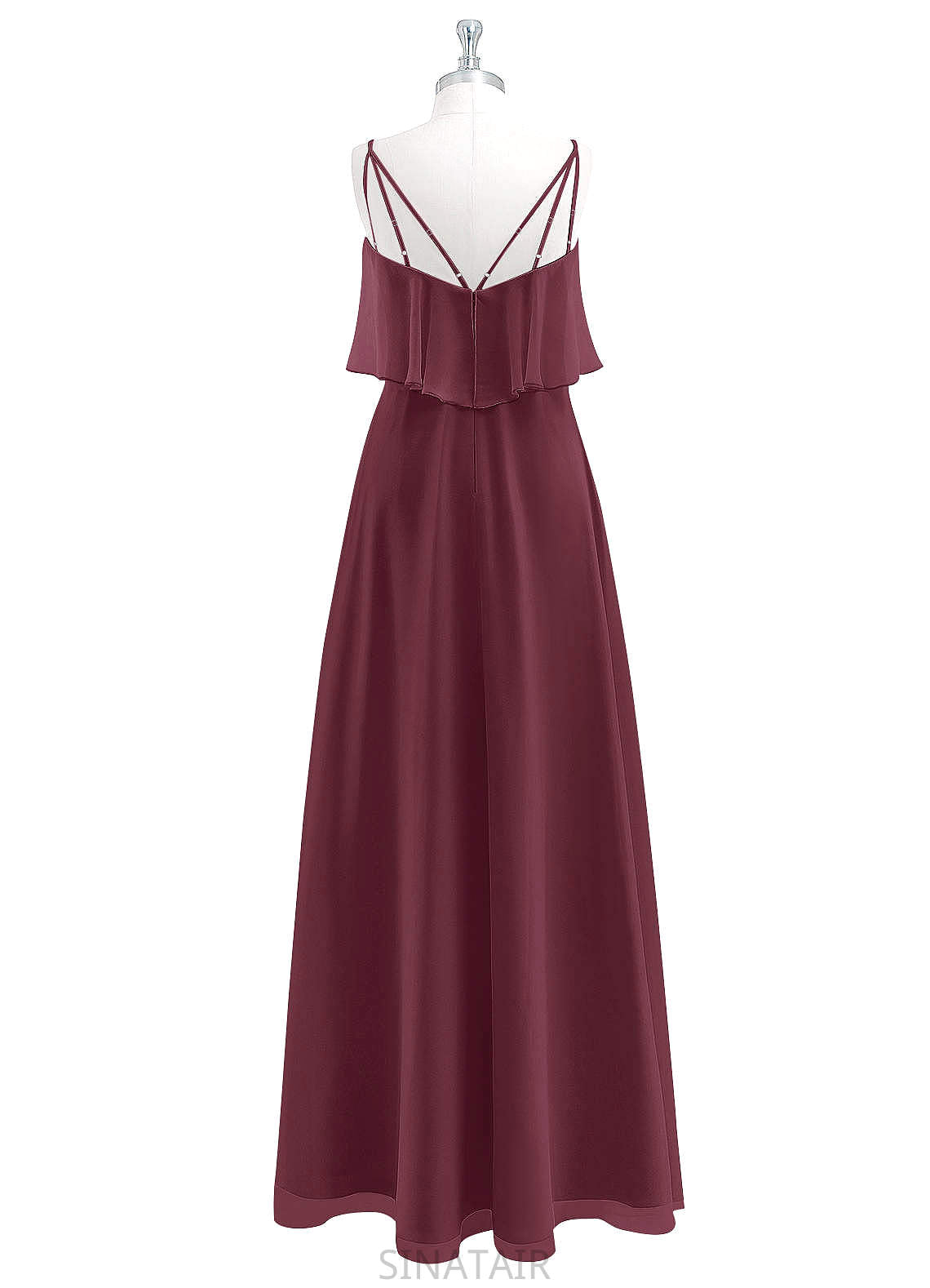 Emmy Floor Length Sleeveless A-Line/Princess Natural Waist Scoop Bridesmaid Dresses