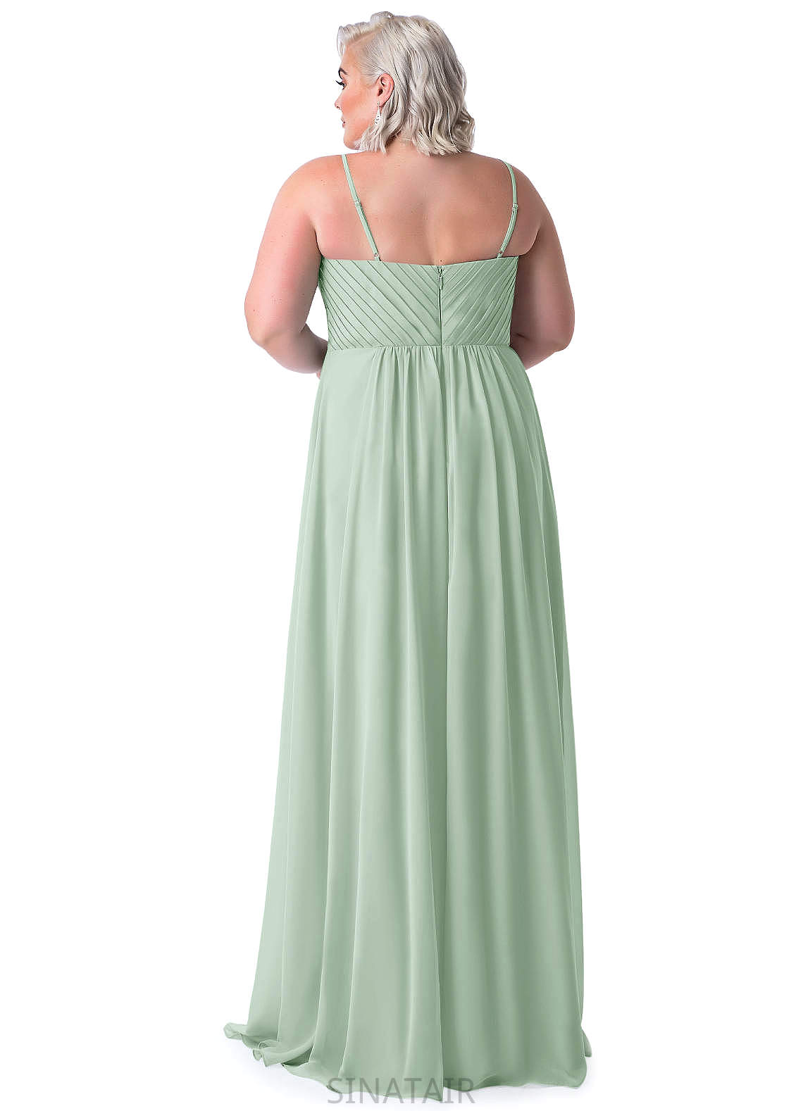 Lilyana Floor Length A-Line/Princess Natural Waist Scoop Sleeveless Bridesmaid Dresses